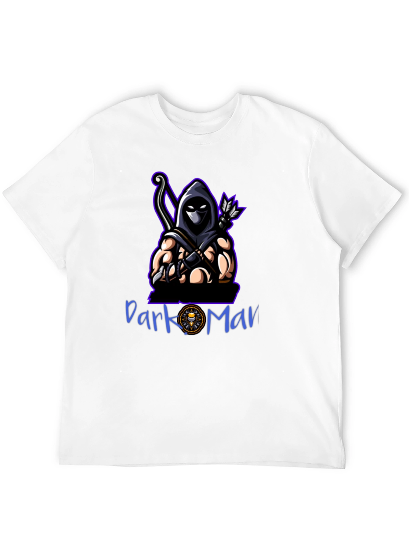 Dark Warrior Graphic Tee - Cool Gamer Shirt