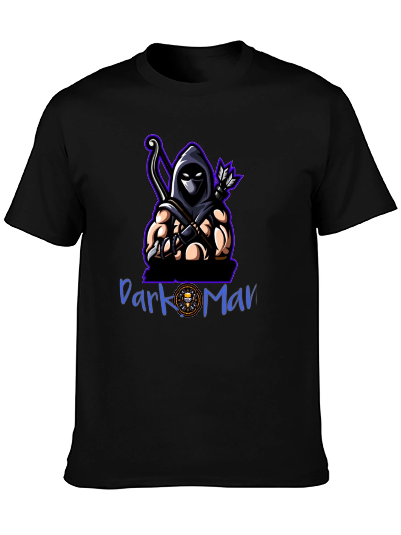 Dark Warrior Graphic Tee - Cool Gamer Shirt