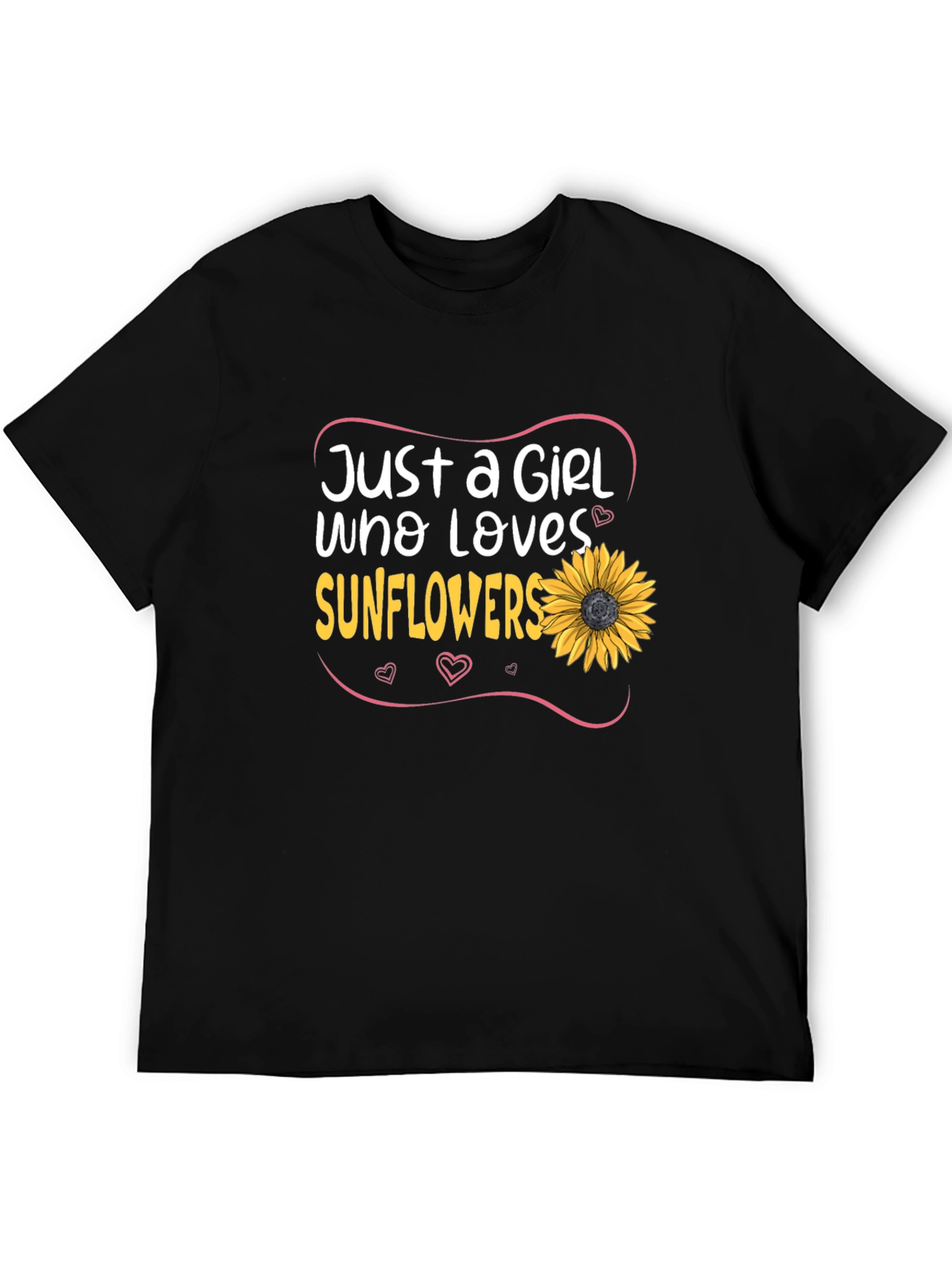 Just a Girl Who Loves Sunflowers T-Shirt