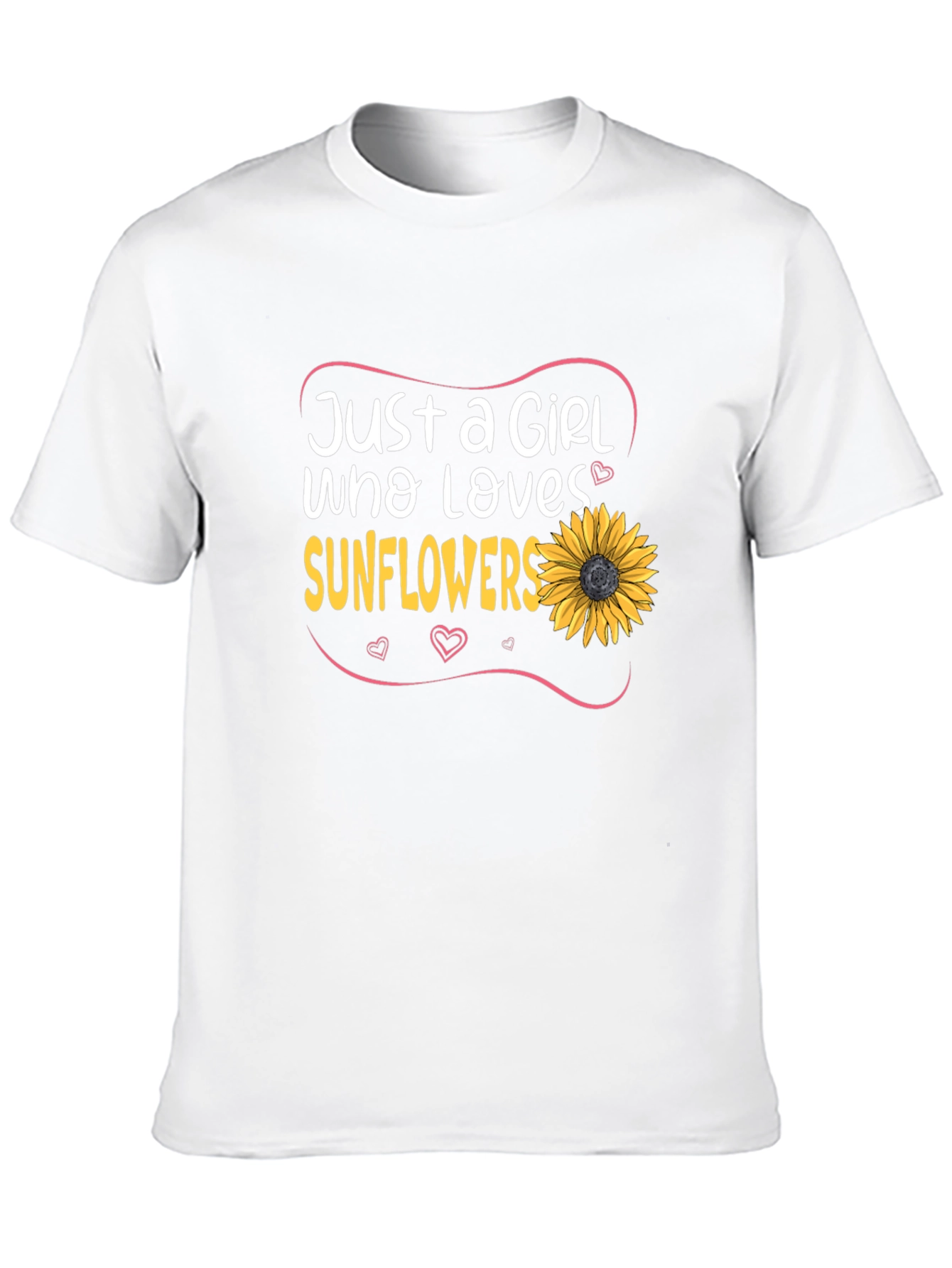 Just a Girl Who Loves Sunflowers T-Shirt