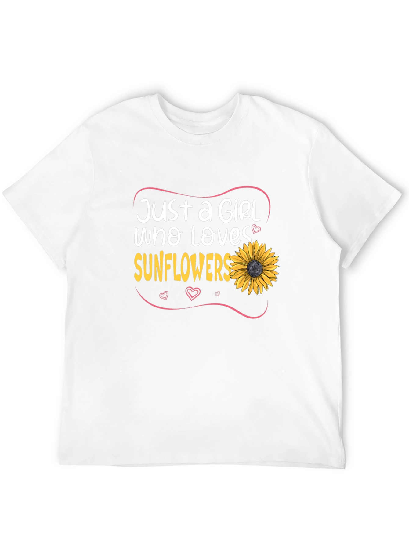 Just a Girl Who Loves Sunflowers T-Shirt