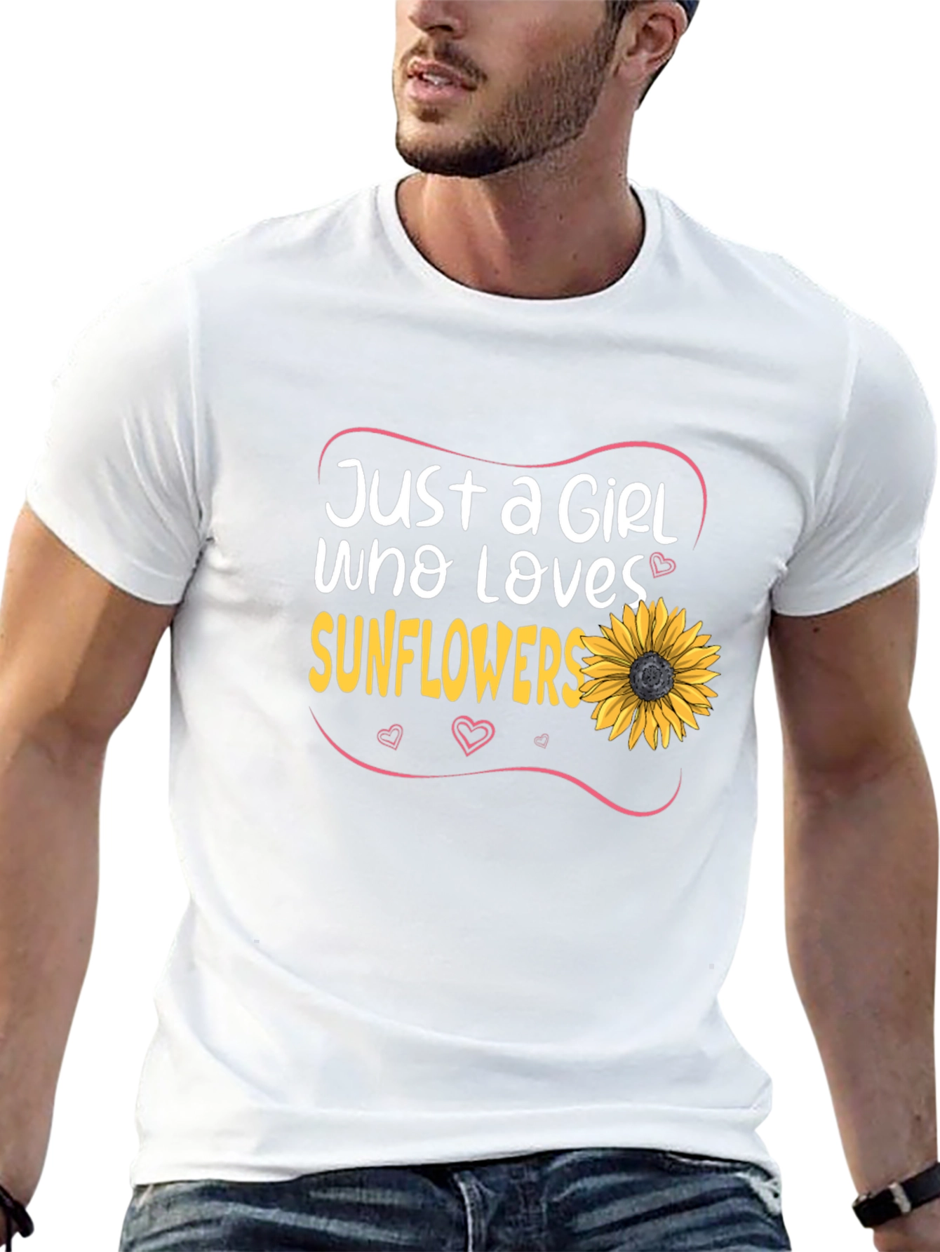 Just a Girl Who Loves Sunflowers T-Shirt