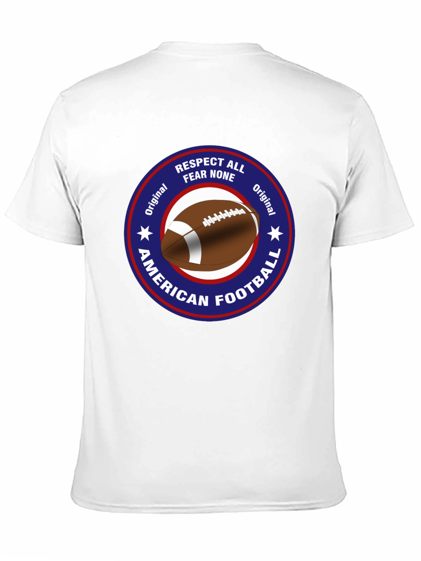 American Football Respect All Fear None Graphic Tee
