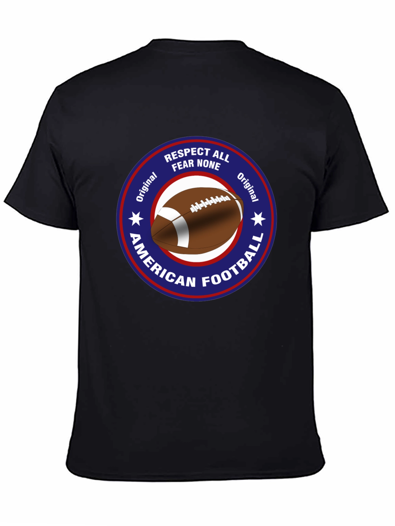 American Football Respect All Fear None Graphic Tee
