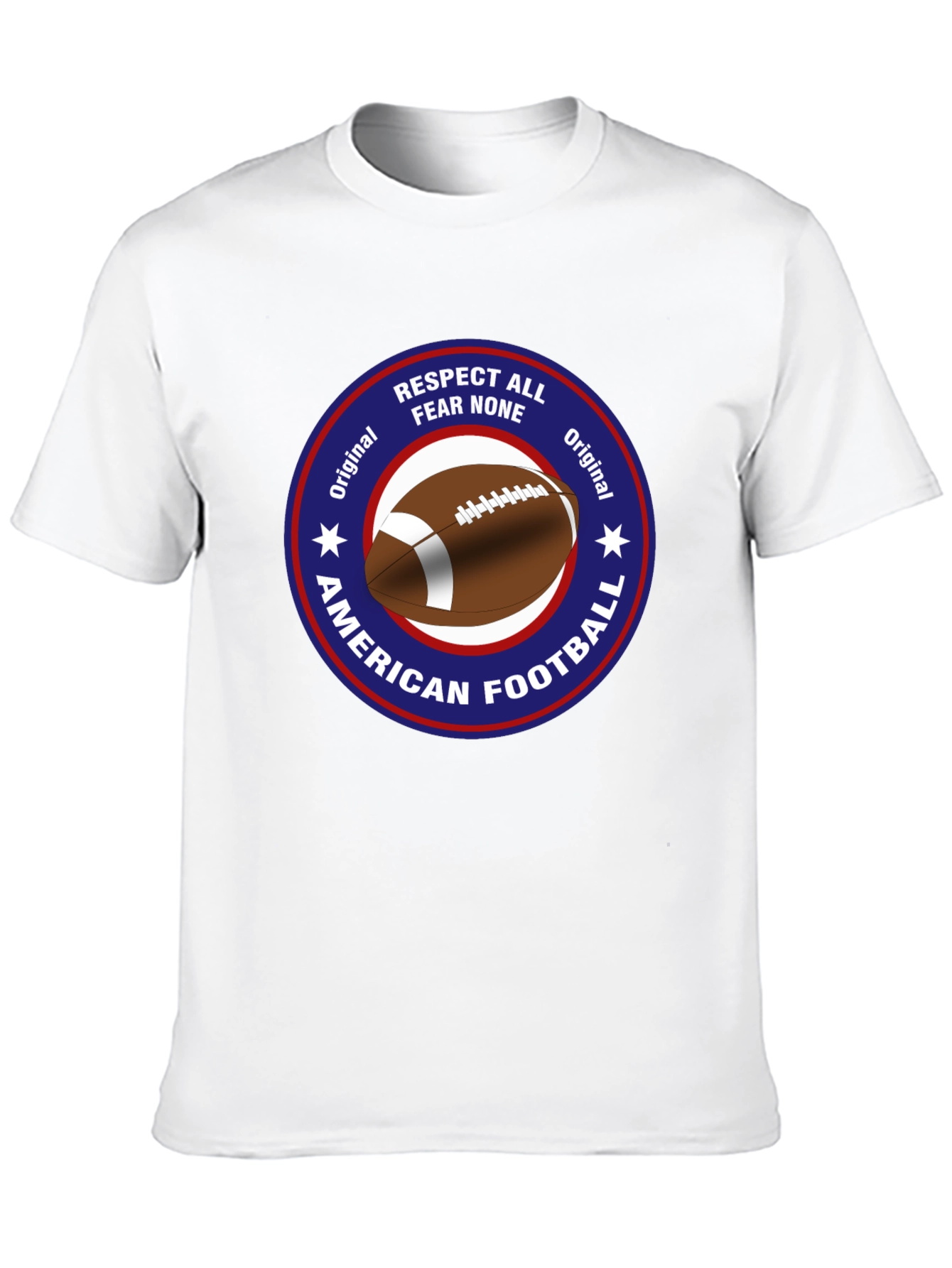 American Football Respect All Fear None Graphic Tee