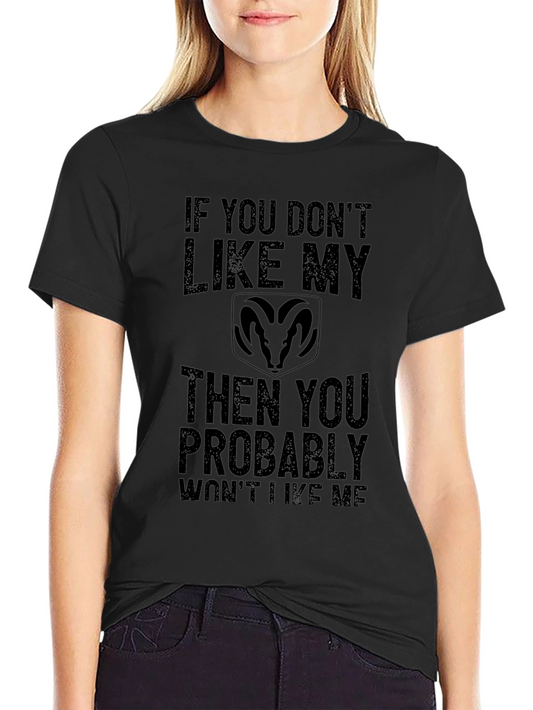 Dodge Logo Black Graphic T-Shirt