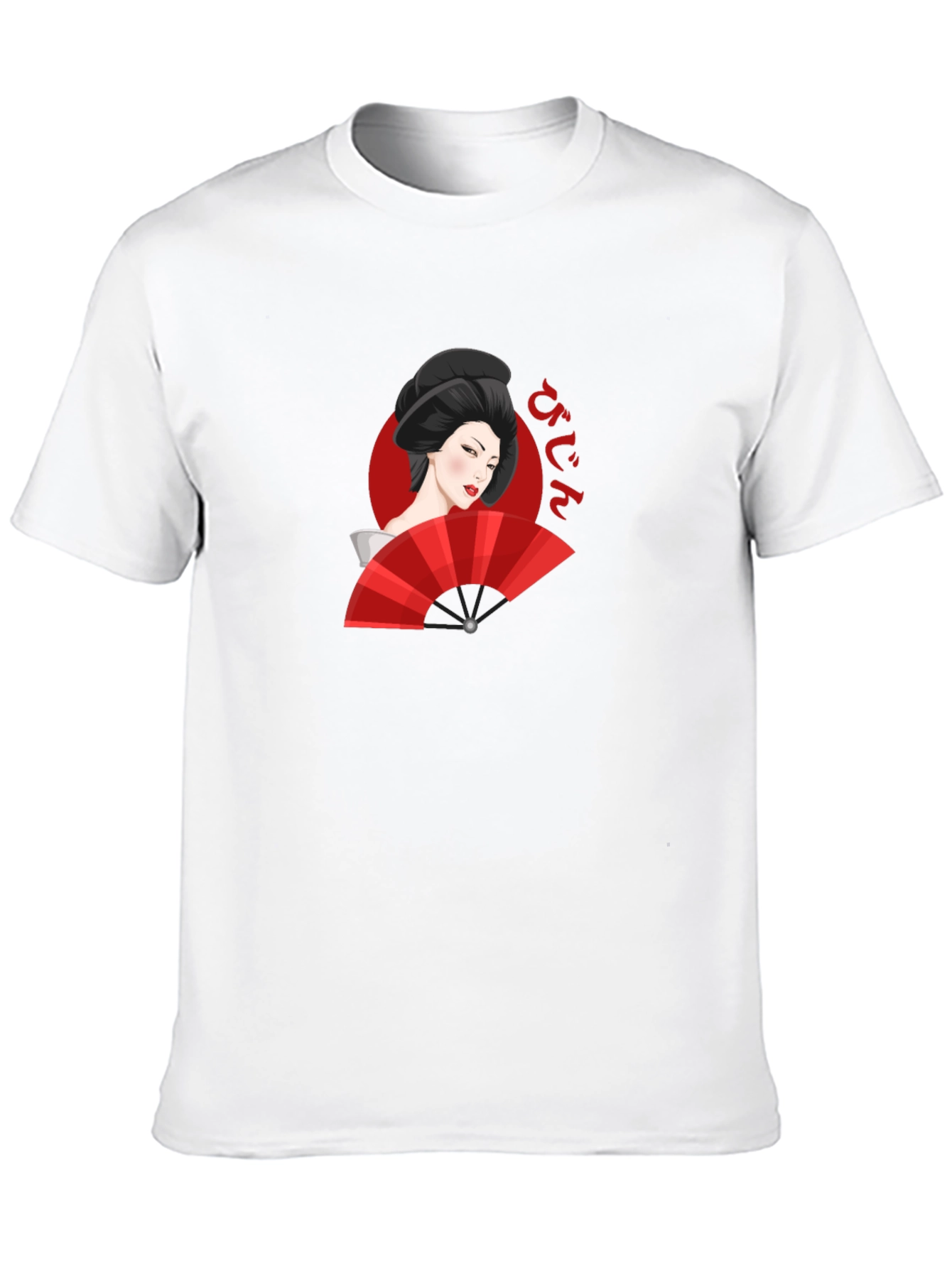 Geisha Graphic Black T-Shirt