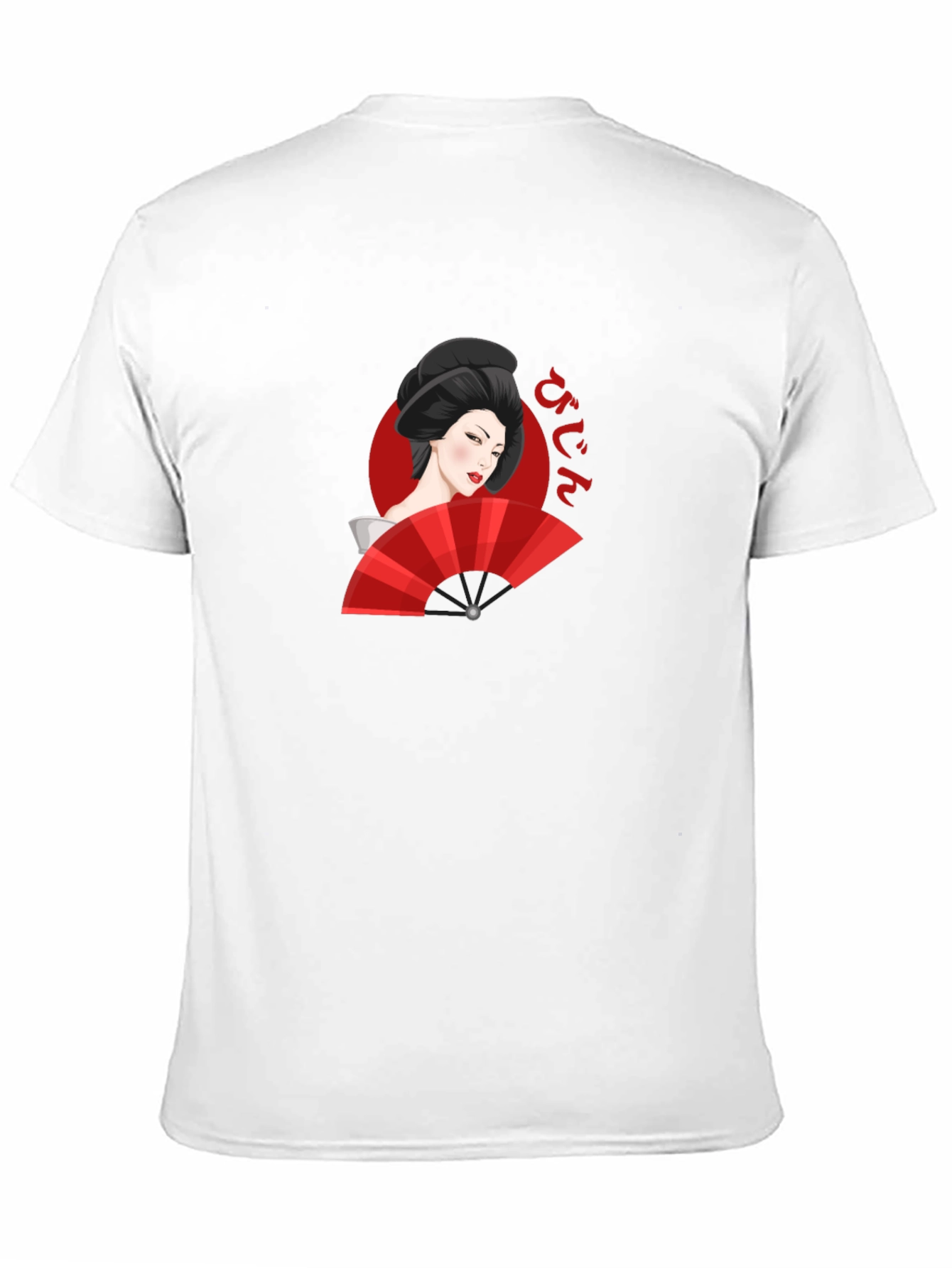 Geisha Graphic Black T-Shirt