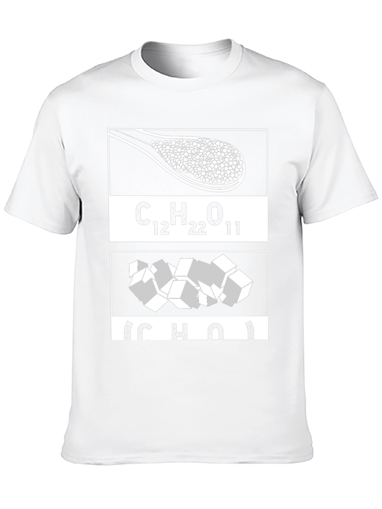 Sugar Molecule T-Shirt - Chemistry Humor Tee