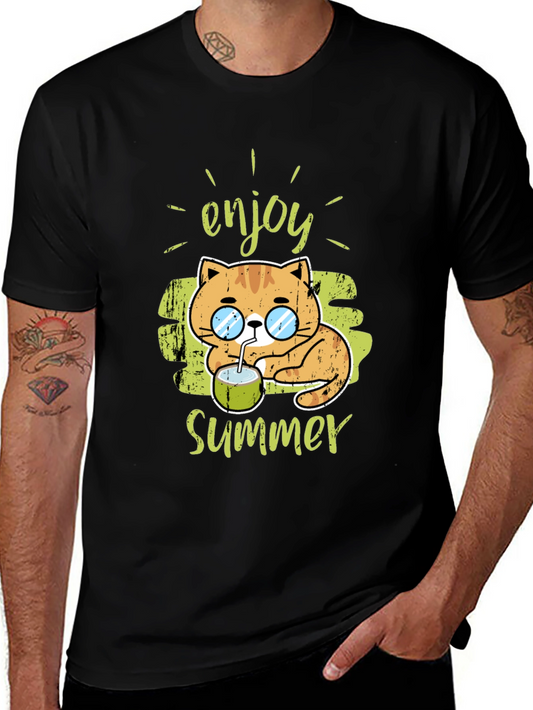 Enjoy Summer Cat Tee