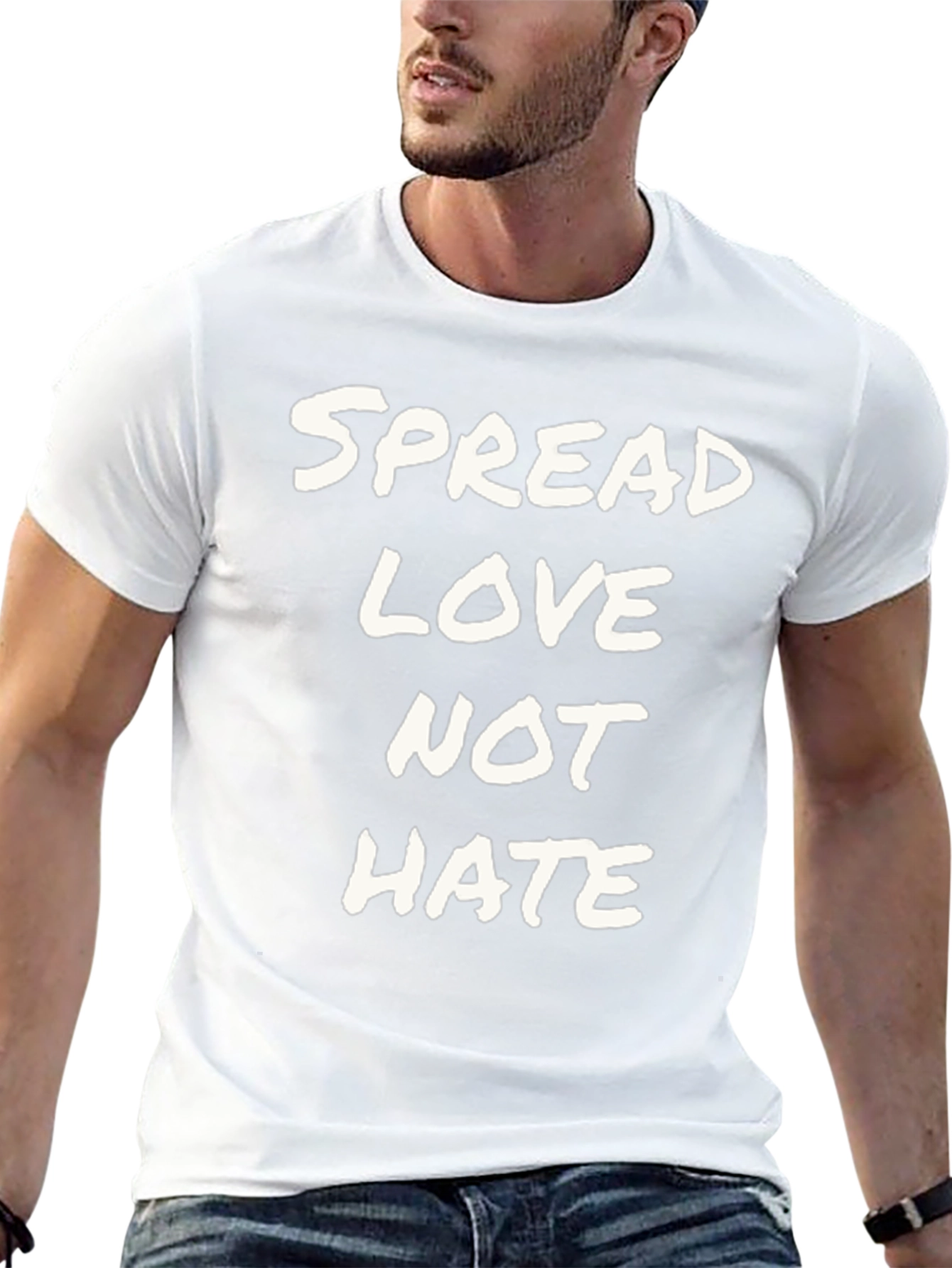 Spread Love Not Hate Graphic Tee