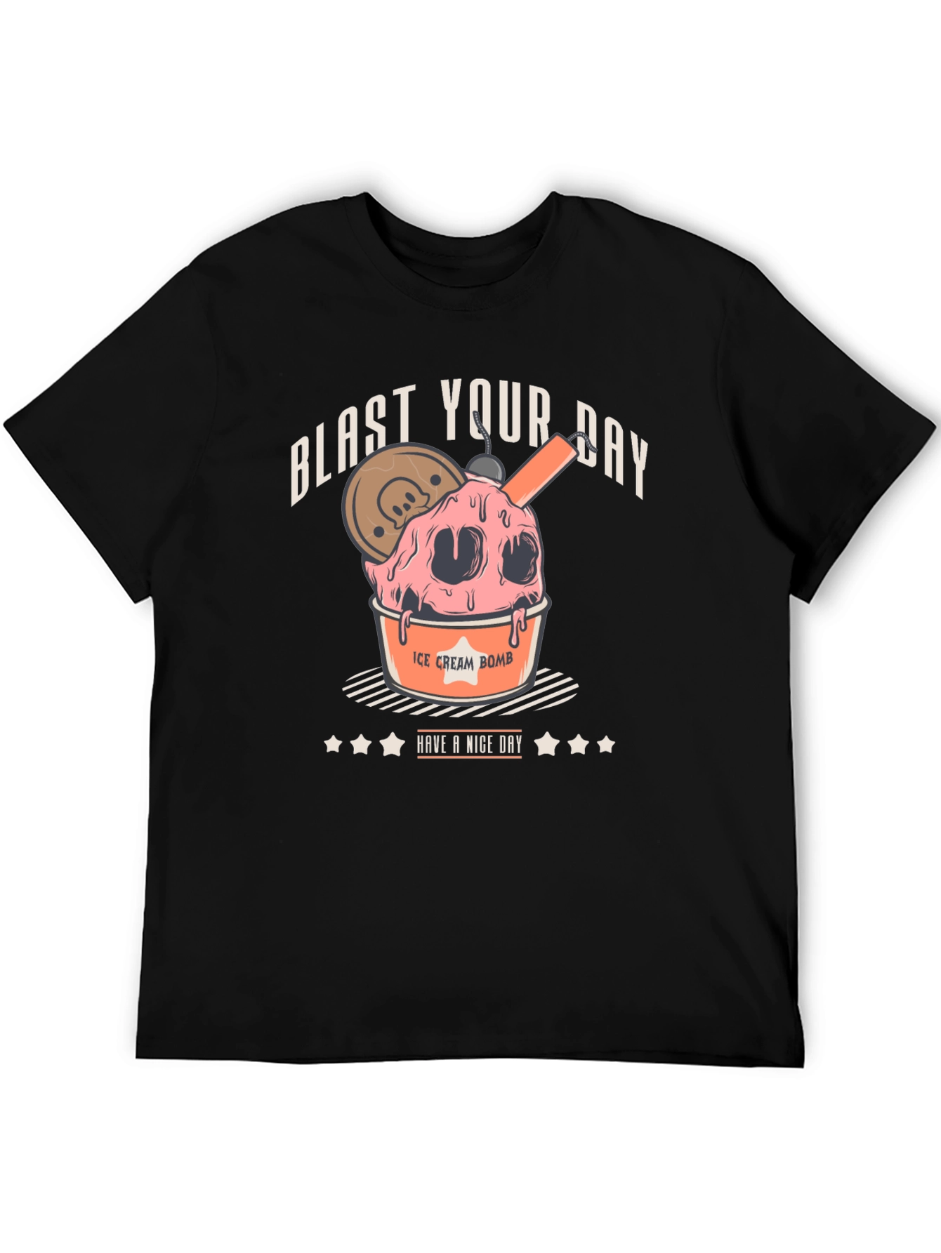 Blast Your Day Ice Cream Bomb Graphic Tee
