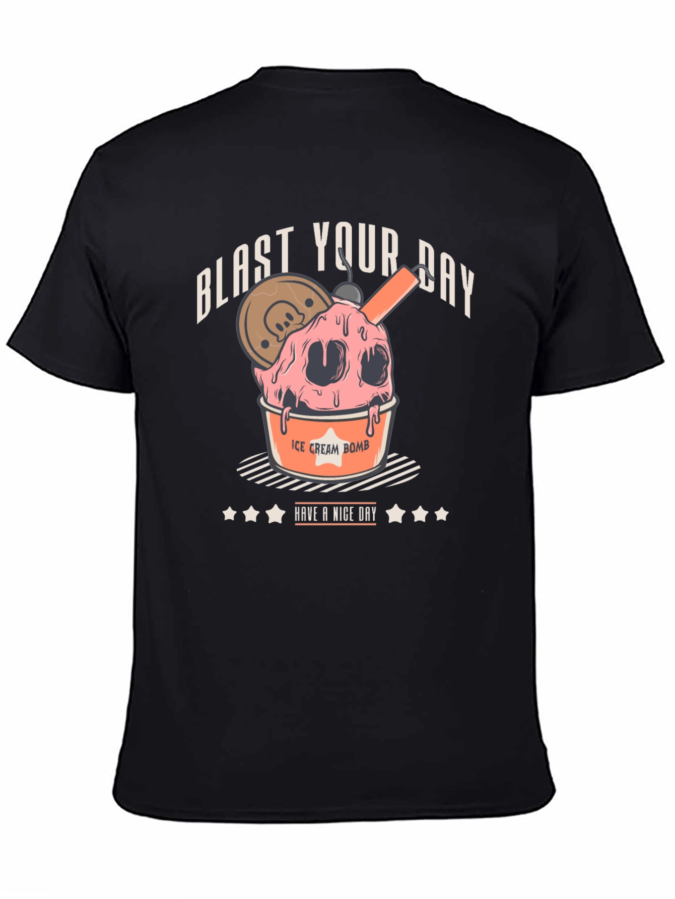 Blast Your Day Ice Cream Bomb Graphic Tee