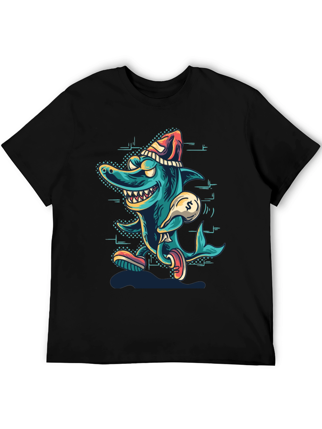 Cartoon Shark Graphic Tee