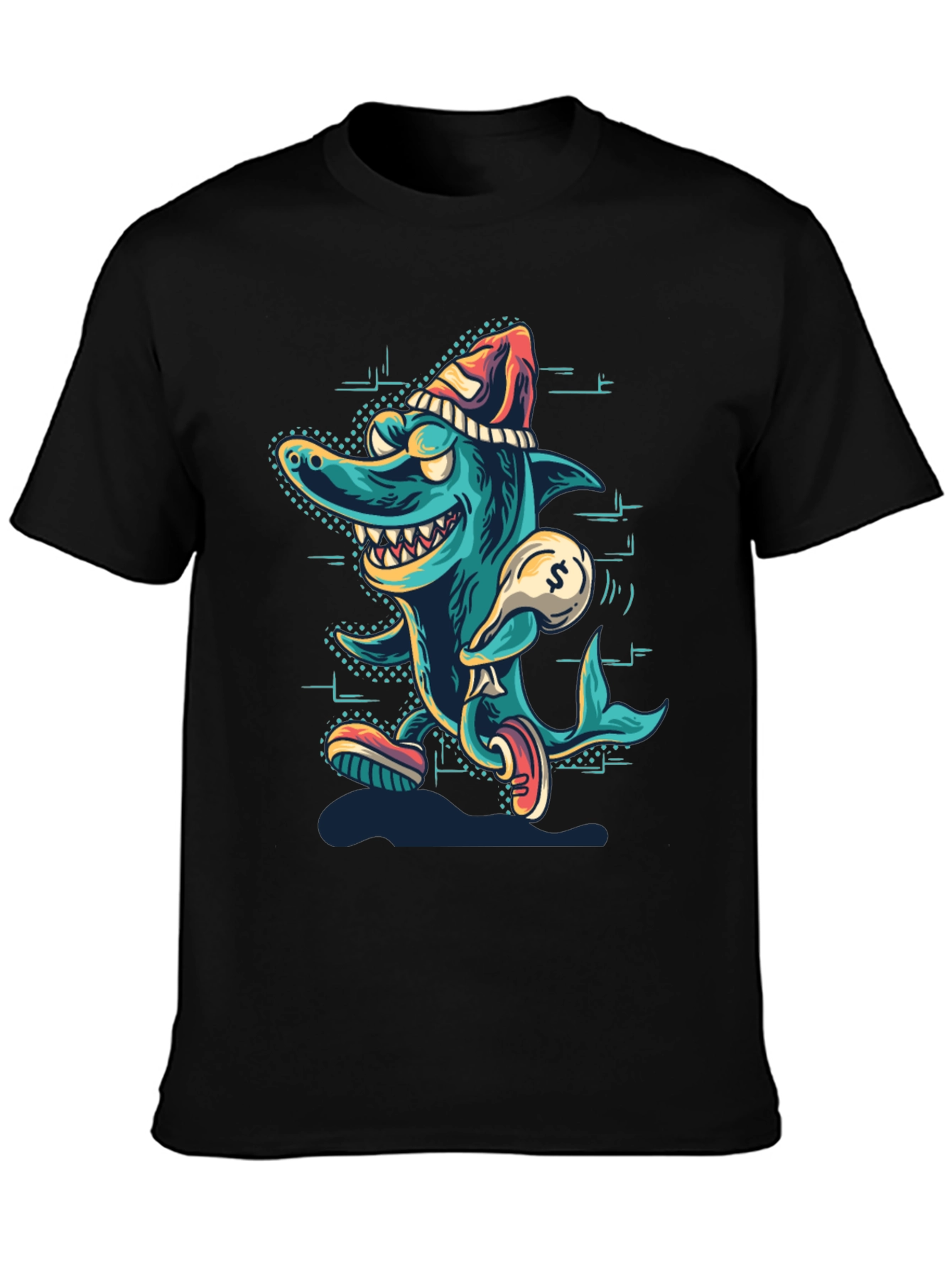 Cartoon Shark Graphic Tee