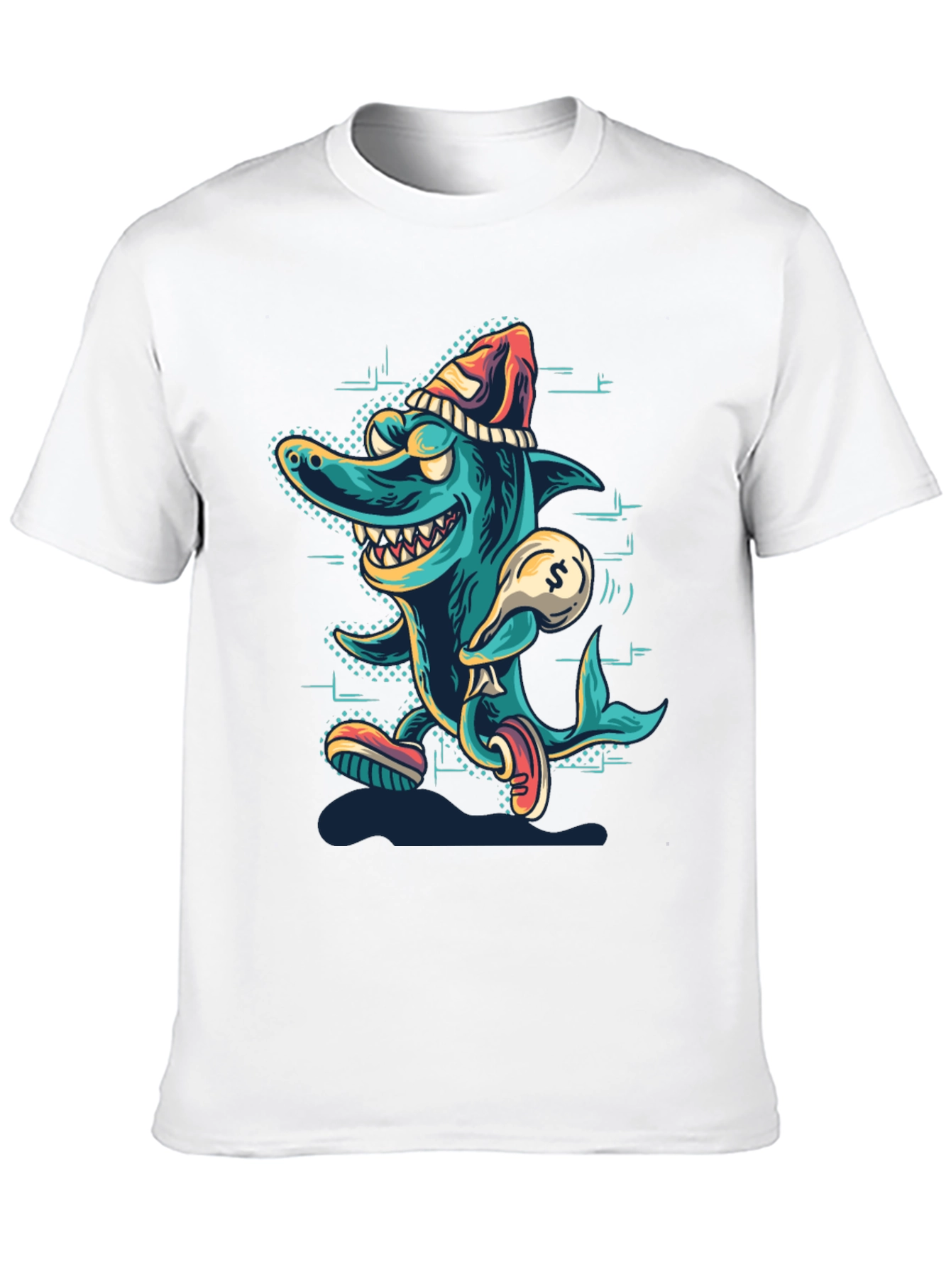 Cartoon Shark Graphic Tee