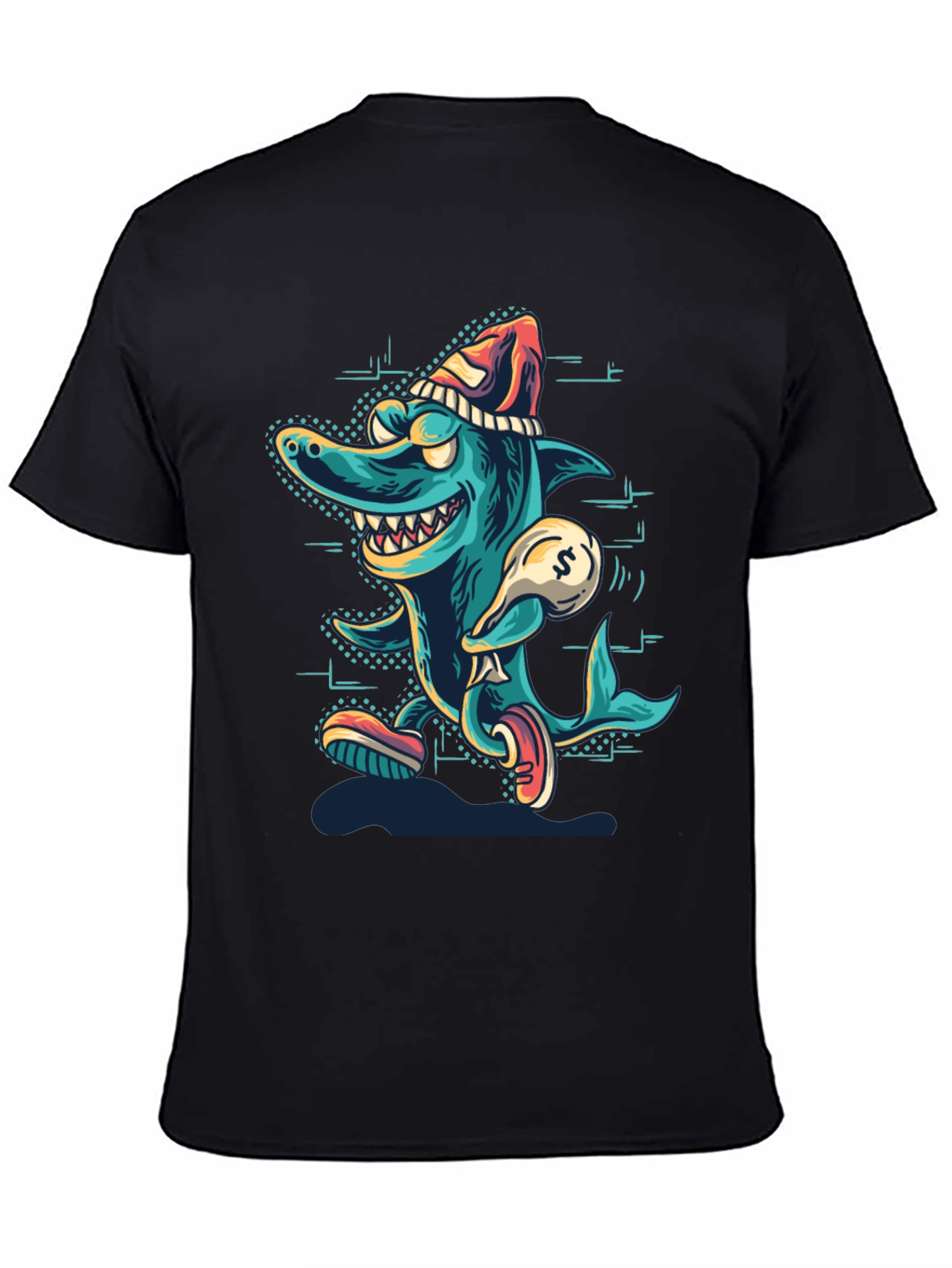 Cartoon Shark Graphic Tee
