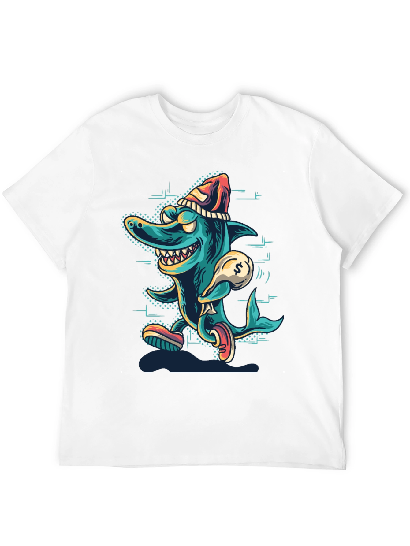 Cartoon Shark Graphic Tee