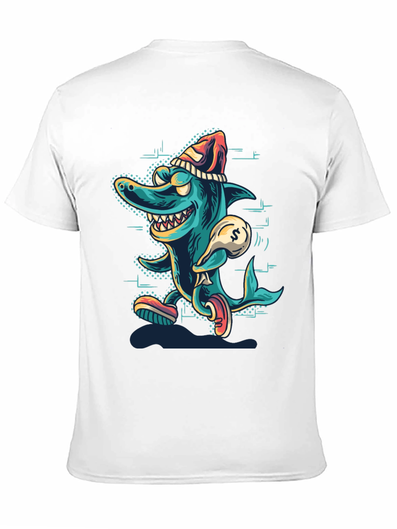 Cartoon Shark Graphic Tee