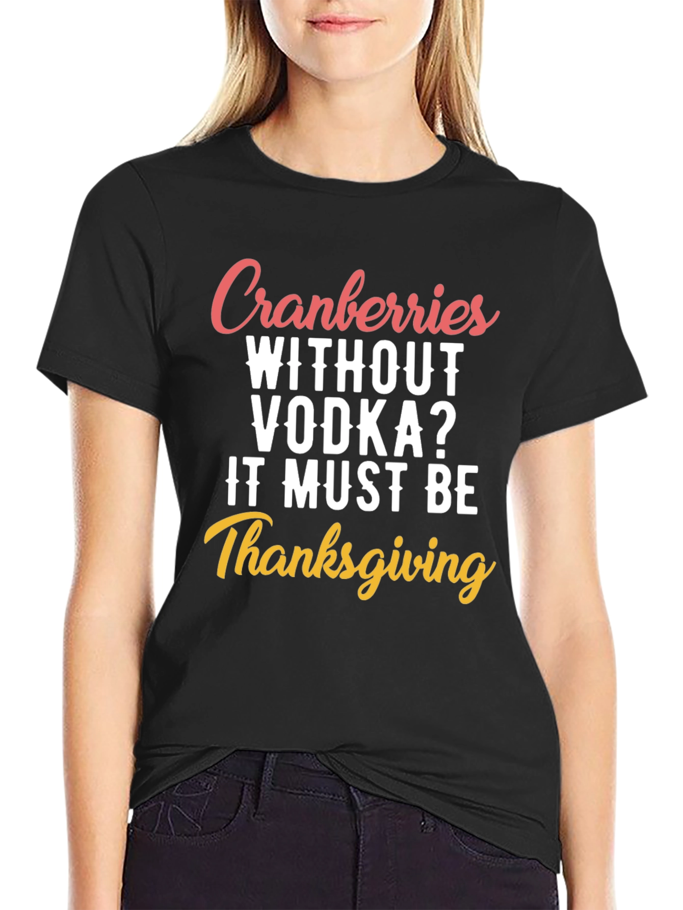 Funny Thanksgiving Cranberries & Vodka T-Shirt