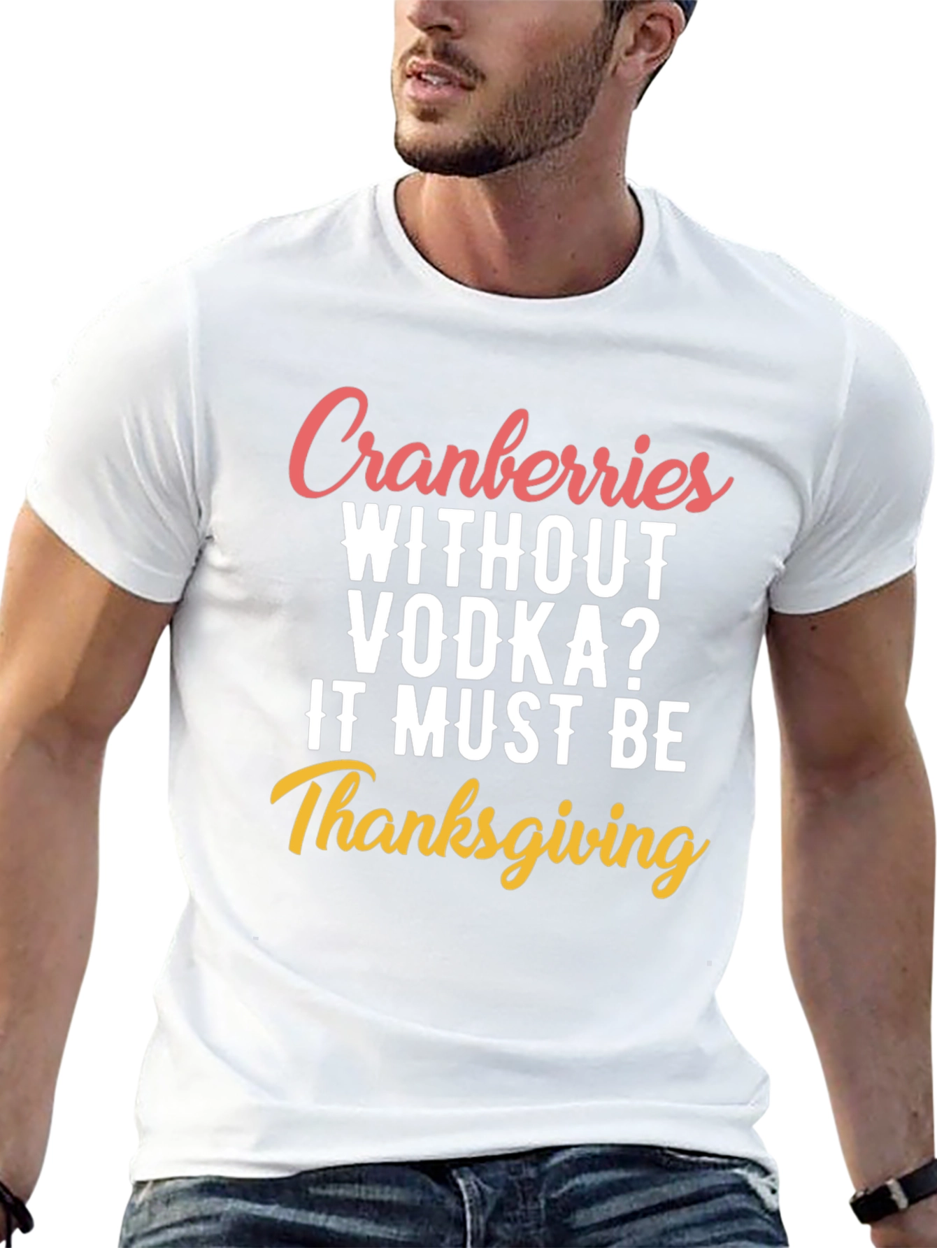 Funny Thanksgiving Cranberries & Vodka T-Shirt