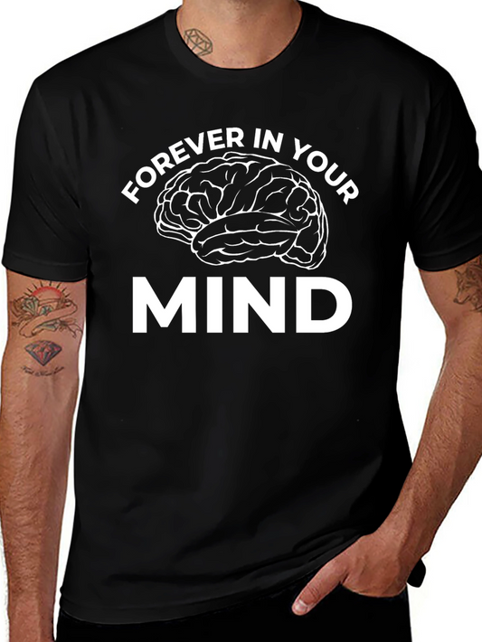 Forever In Your Mind Brain Tee - Black