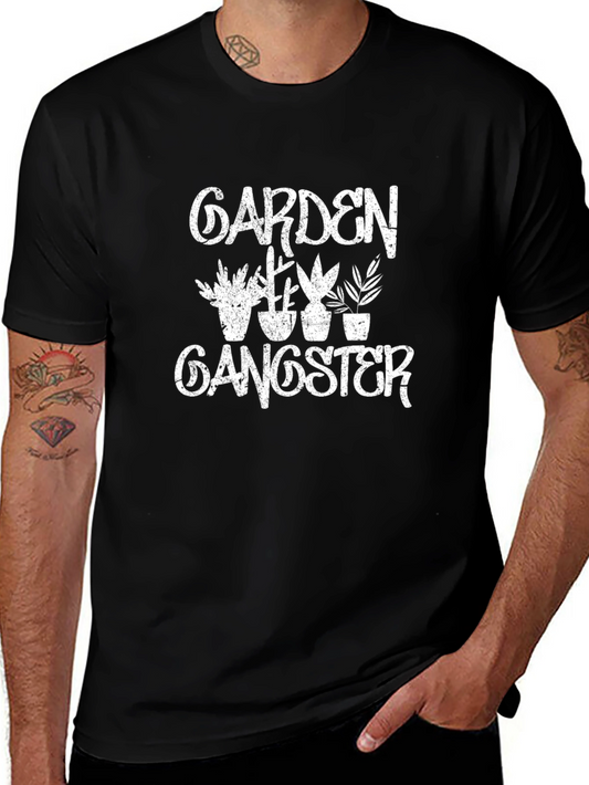 Garden Gangster Graphic Tee - Black