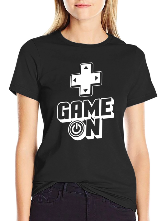 Game On Graphic T-Shirt - Black