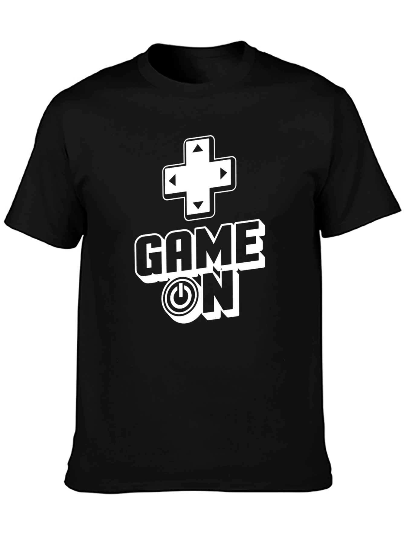 Game On Graphic T-Shirt - Black
