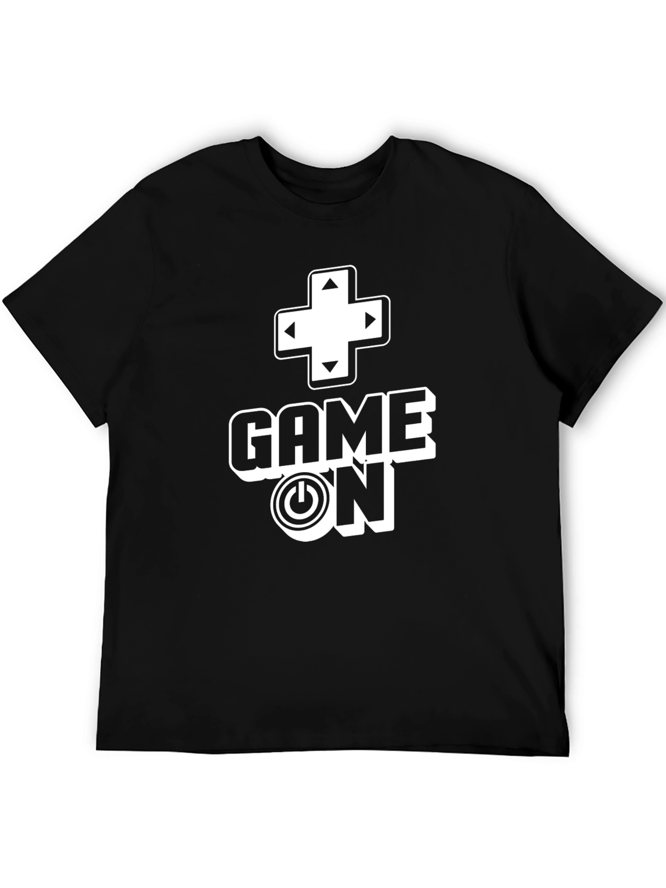 Game On Graphic T-Shirt - Black