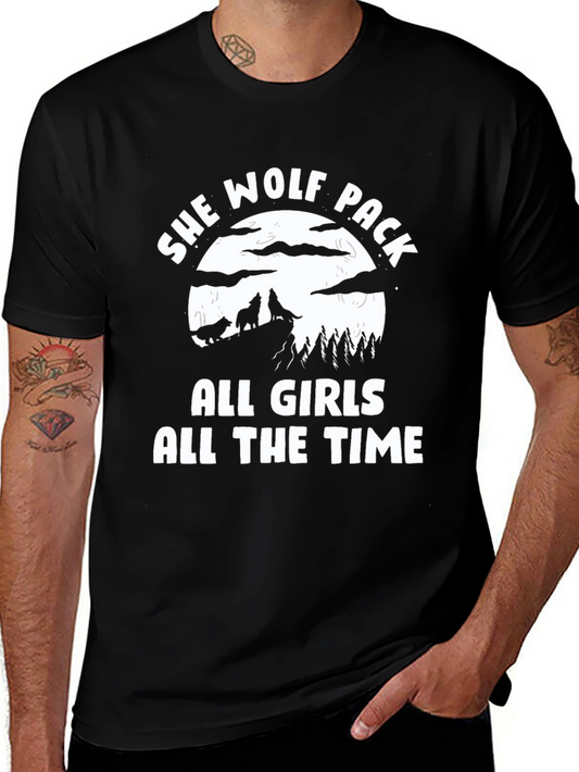She Wolf Pack T-Shirt - All Girls All The Time