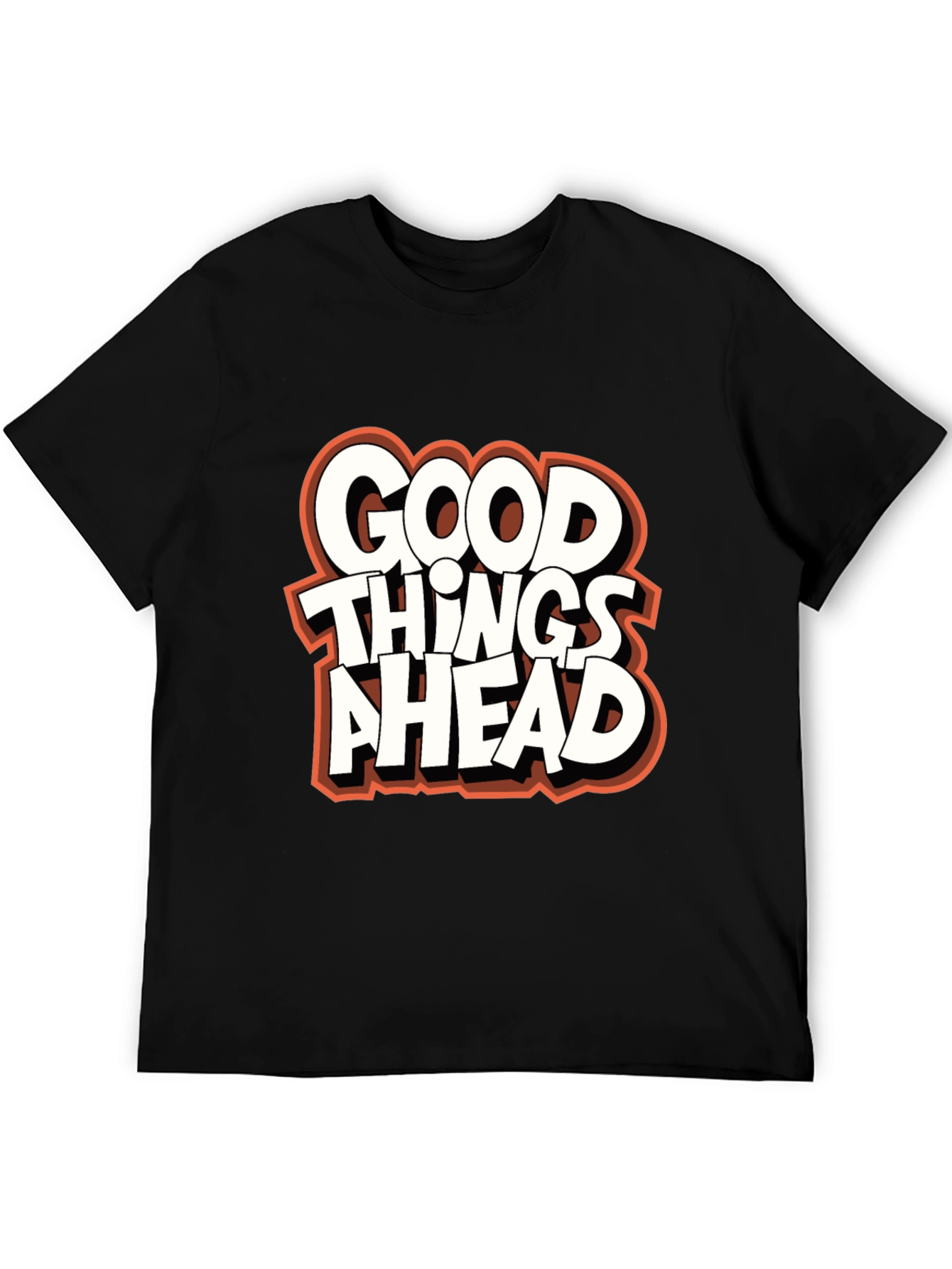 Good Things Ahead Graphic Tee - Black