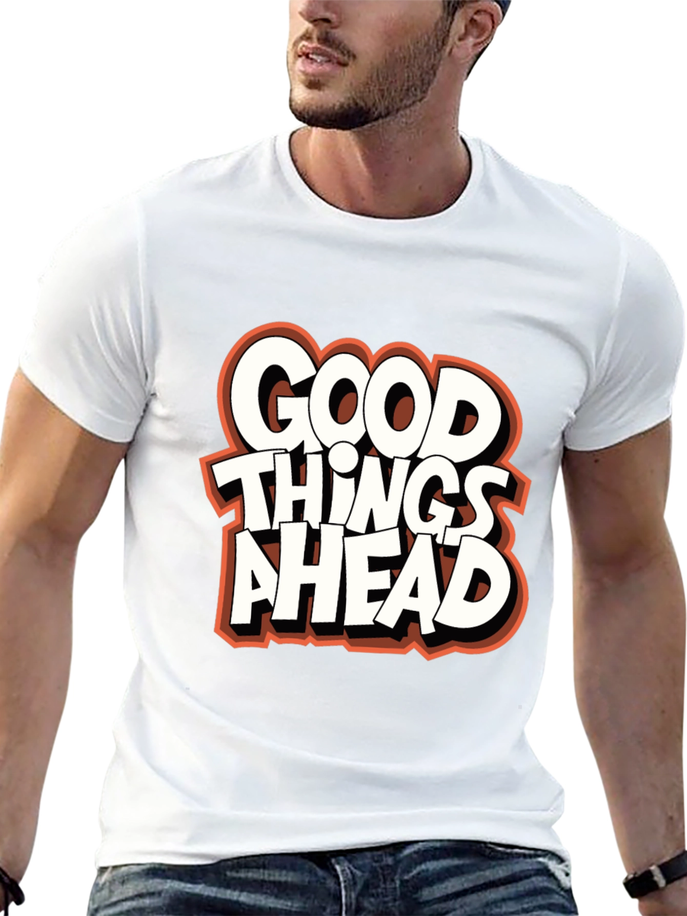Good Things Ahead Graphic Tee - Black