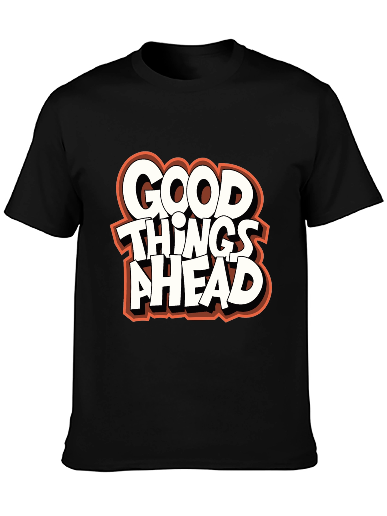 Good Things Ahead Graphic Tee - Black