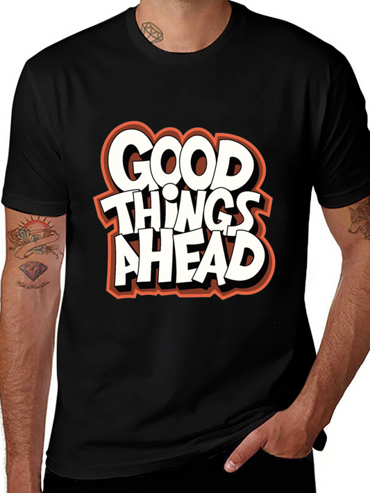 Good Things Ahead Graphic Tee - Black