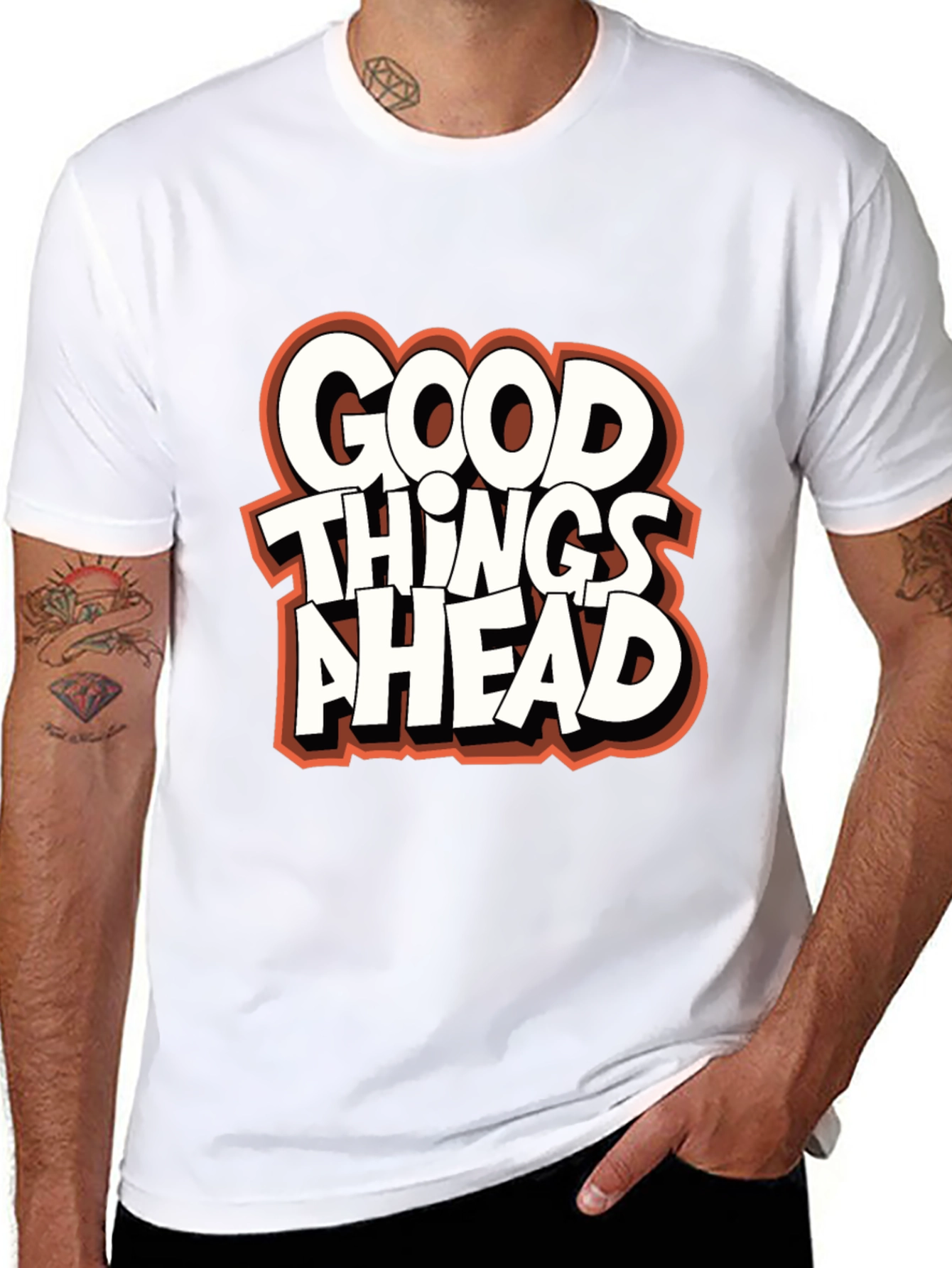 Good Things Ahead Graphic Tee - Black