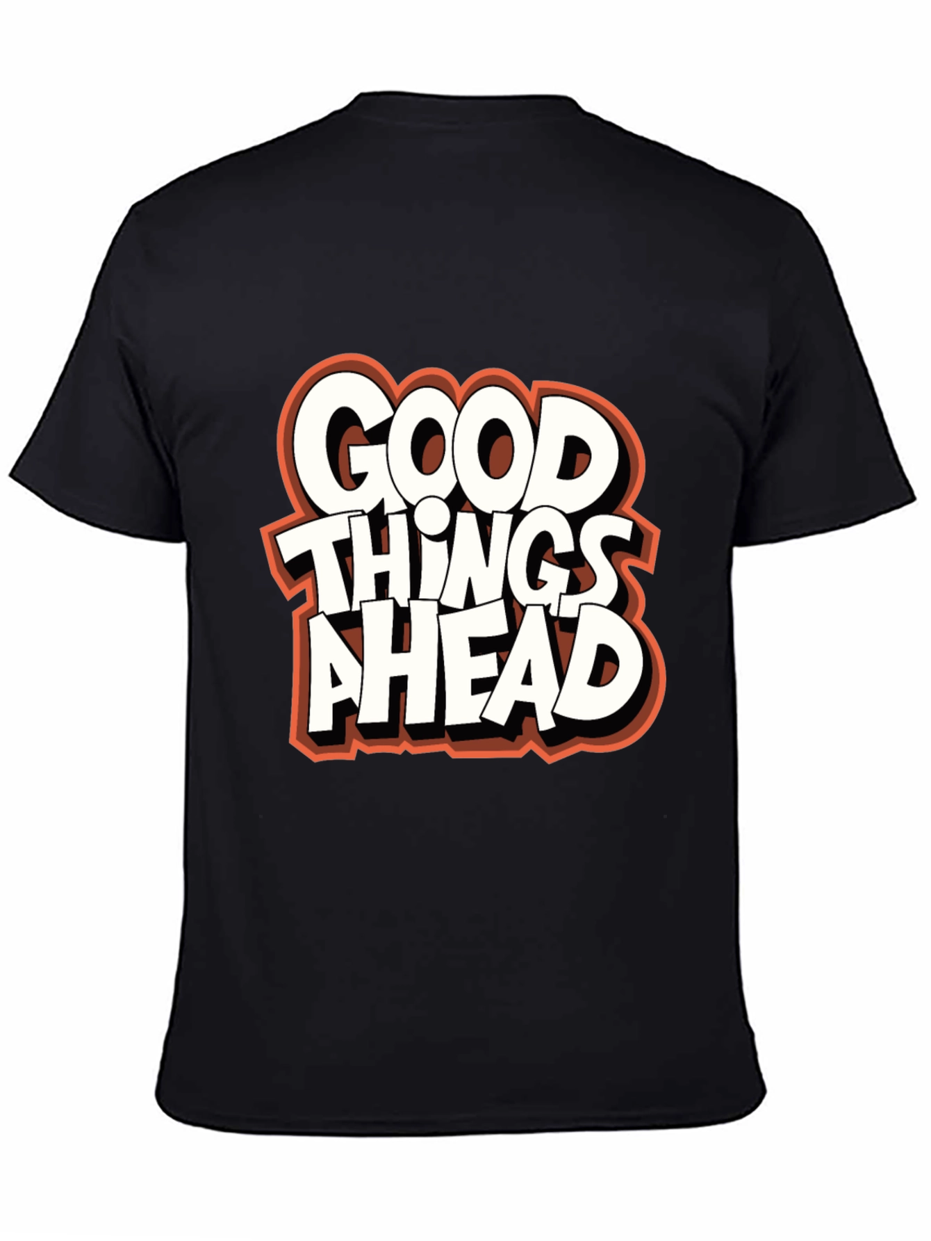 Good Things Ahead Graphic Tee - Black