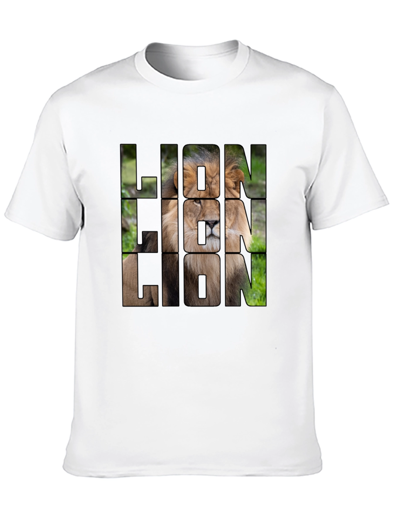 Lion Graphic Print T-Shirt