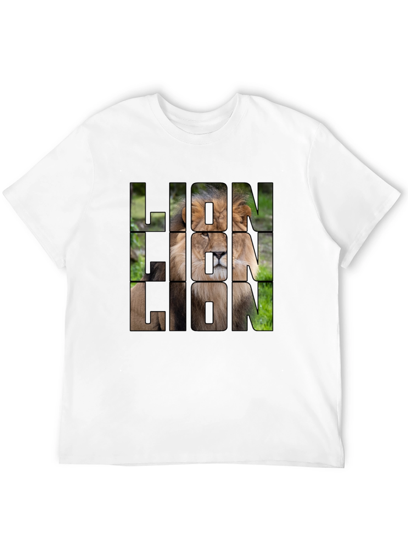 Lion Graphic Print T-Shirt