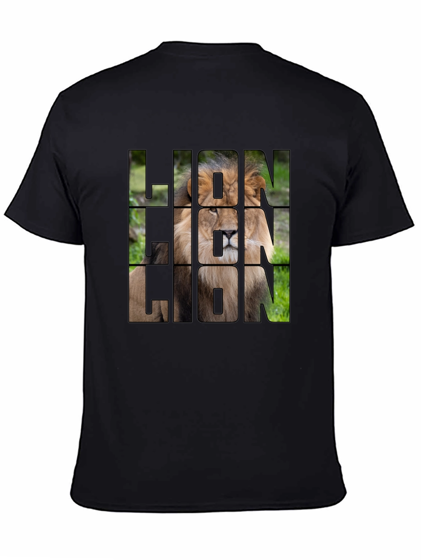 Lion Graphic Print T-Shirt