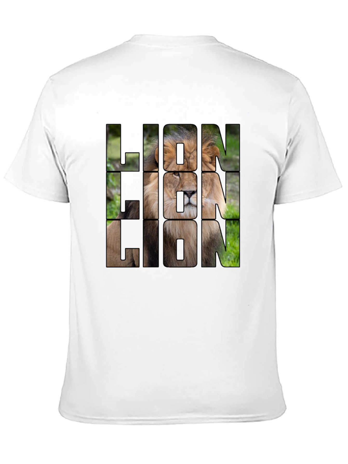 Lion Graphic Print T-Shirt