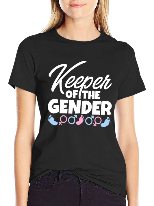 Keeper of the Gender T-Shirt - Baby Reveal Party
