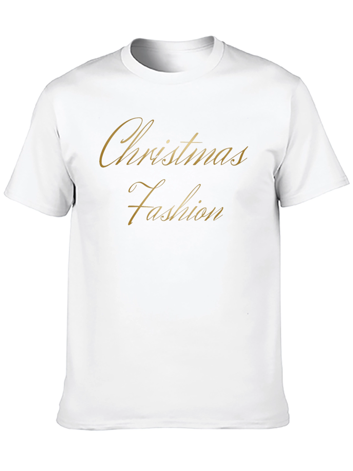 Christmas Fashion Black T-Shirt