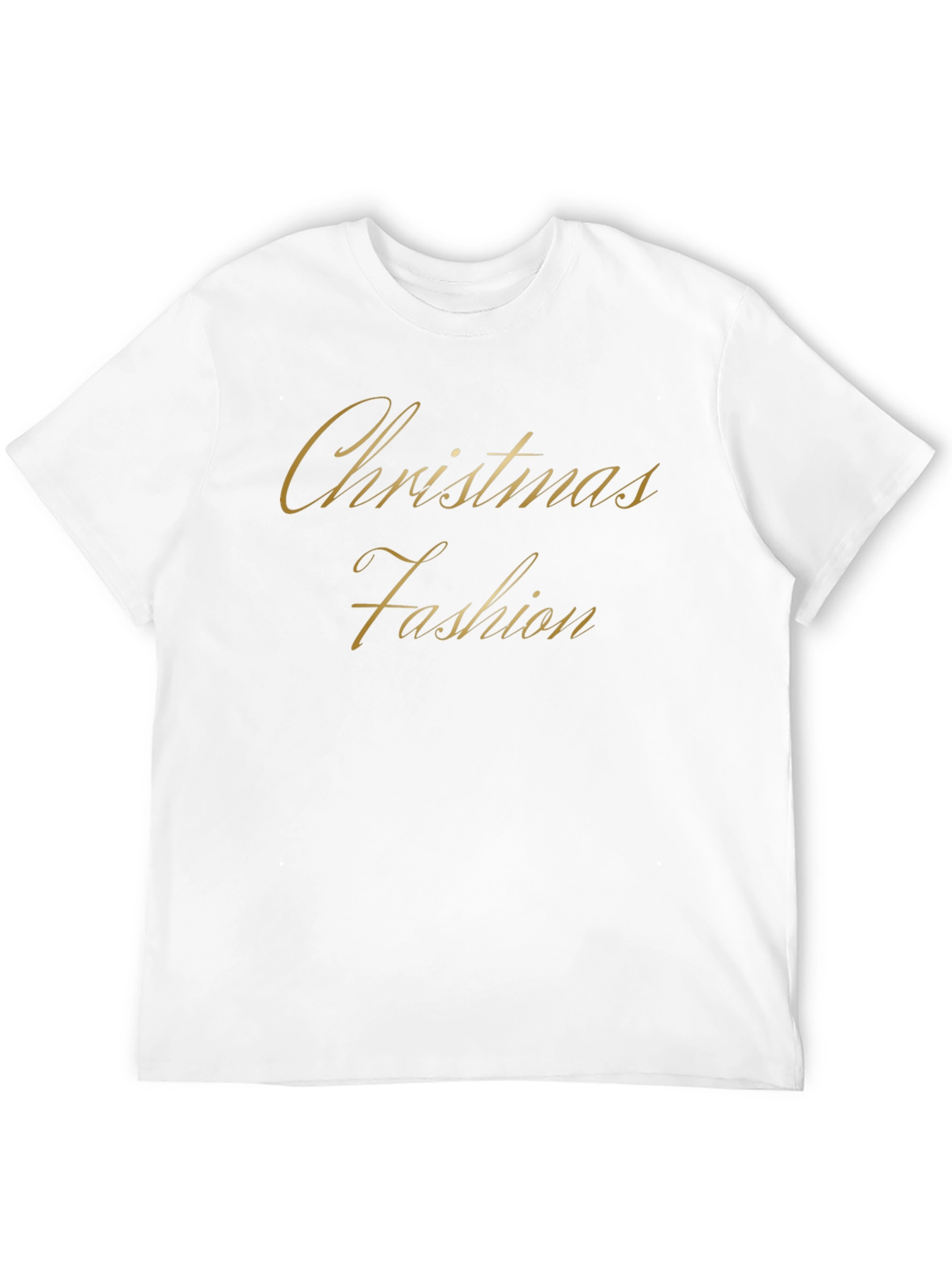 Christmas Fashion Black T-Shirt