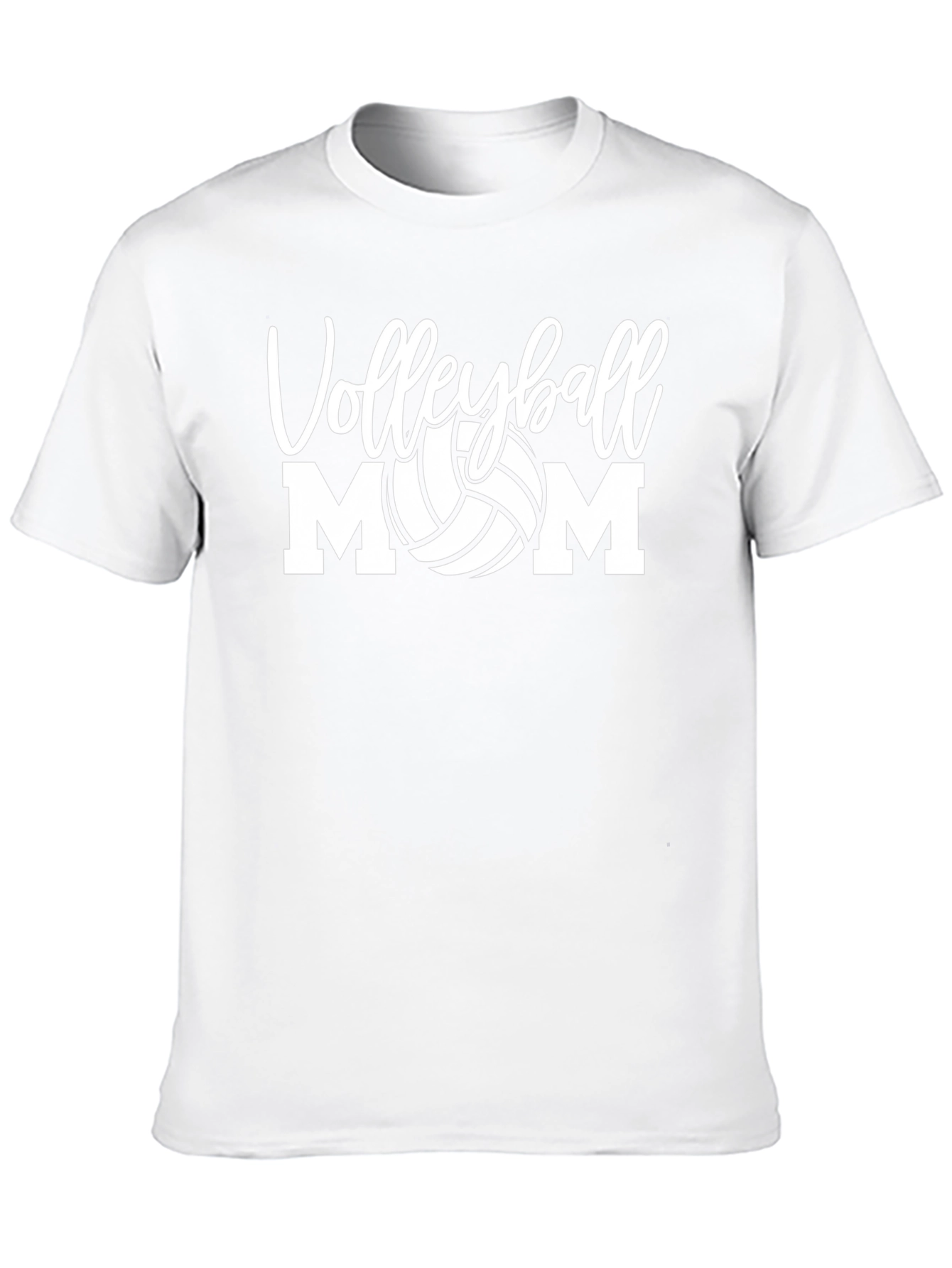 Volleyball Mom Graphic Tee - Black Cotton T-Shirt