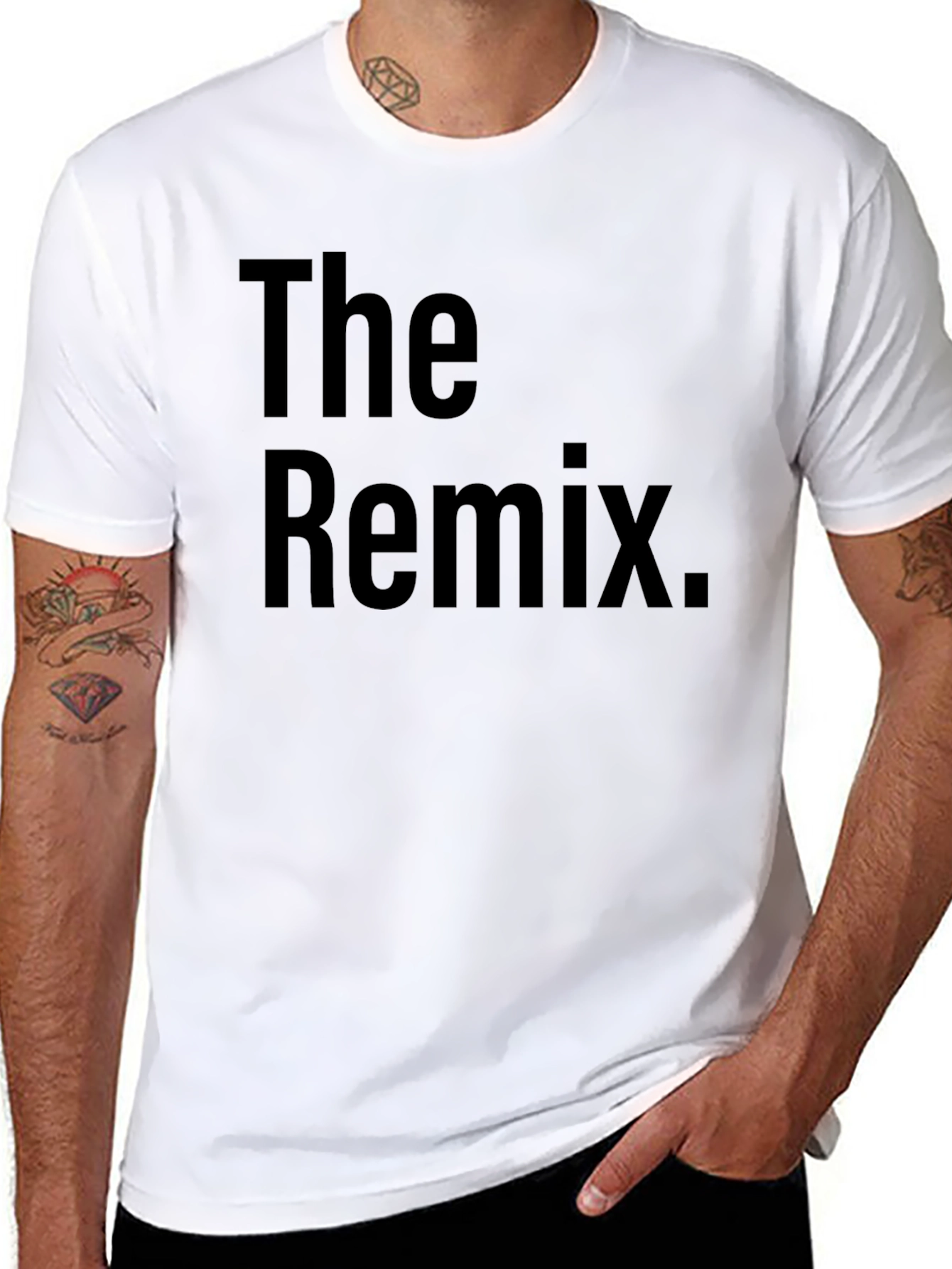 The Remix Black Graphic Tee