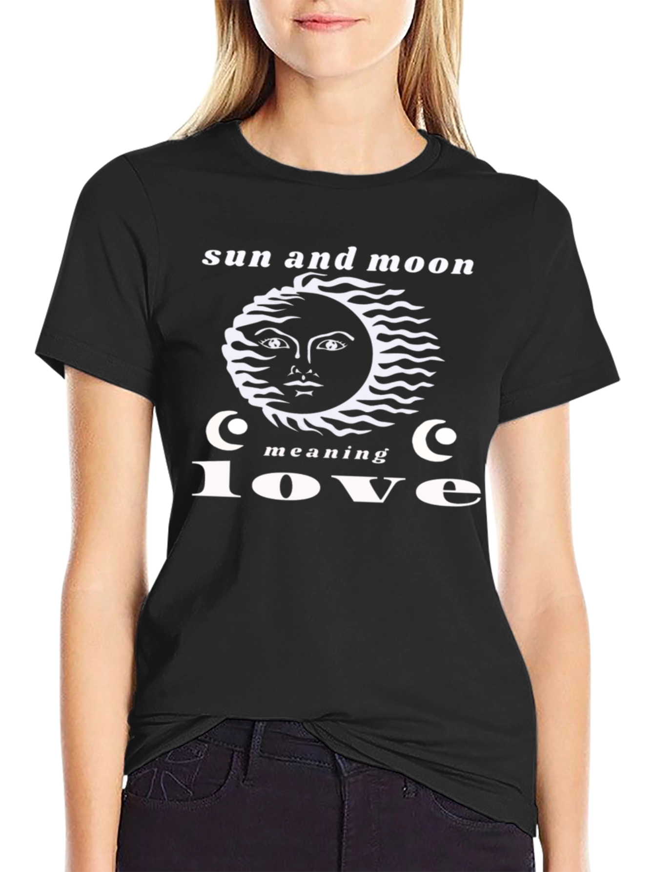 Sun and Moon Meaning Love T-Shirt - Unique Design