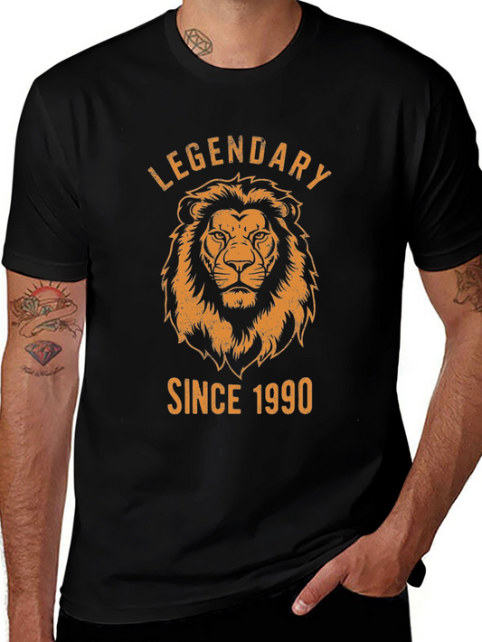 Legendary Since 1990 Lion Graphic T-Shirt