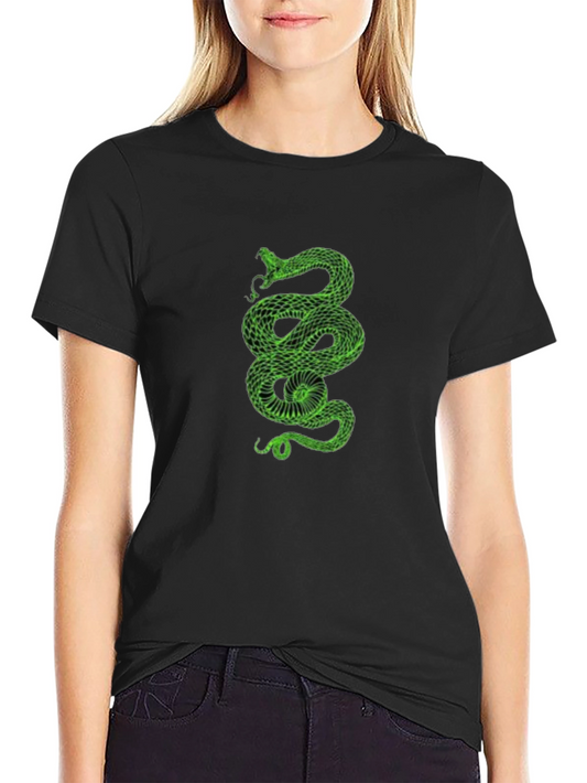 Green Snake Graphic Tee - Stylish Mens Shirt