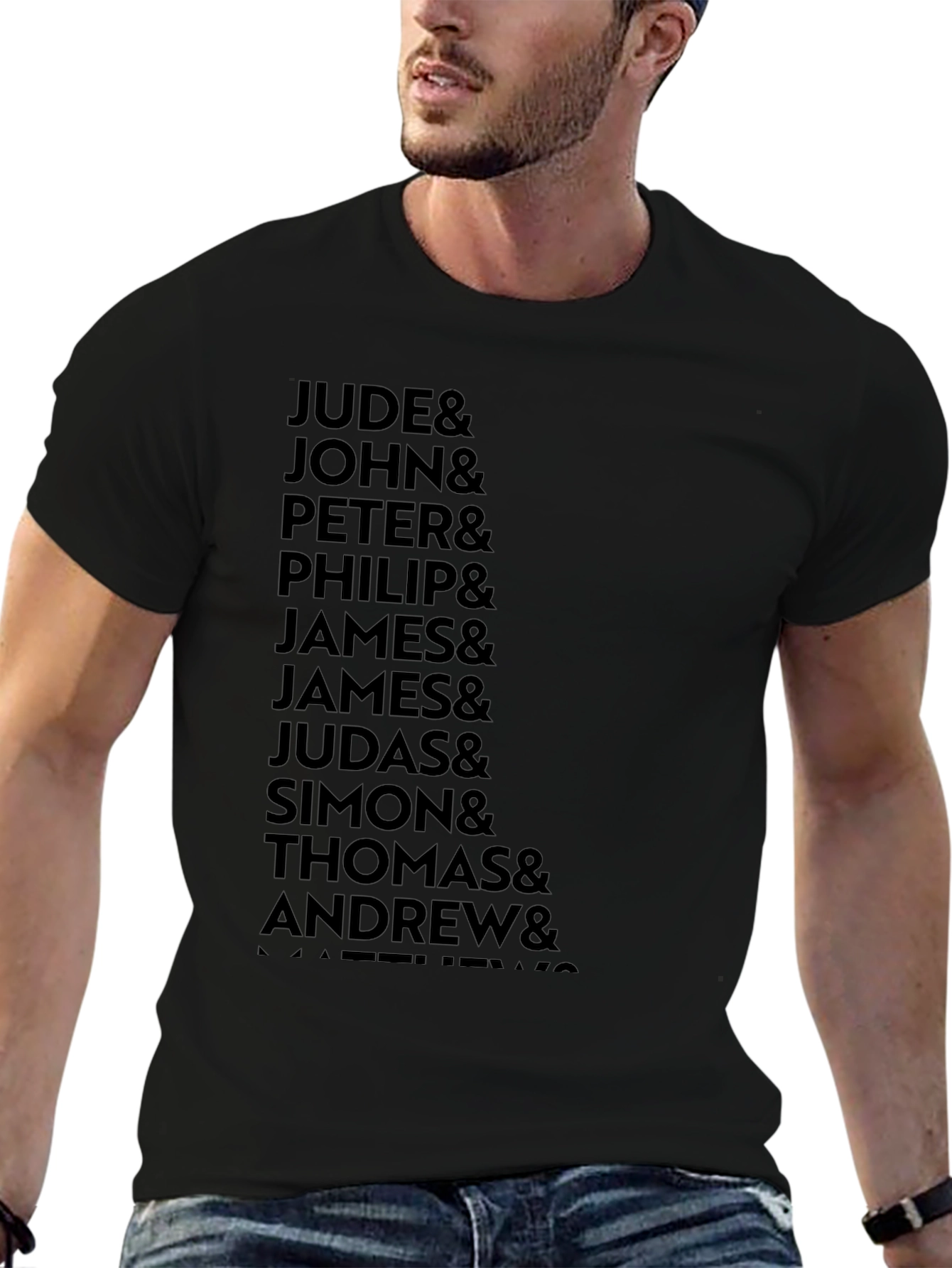 Twelve Apostles Black T-Shirt